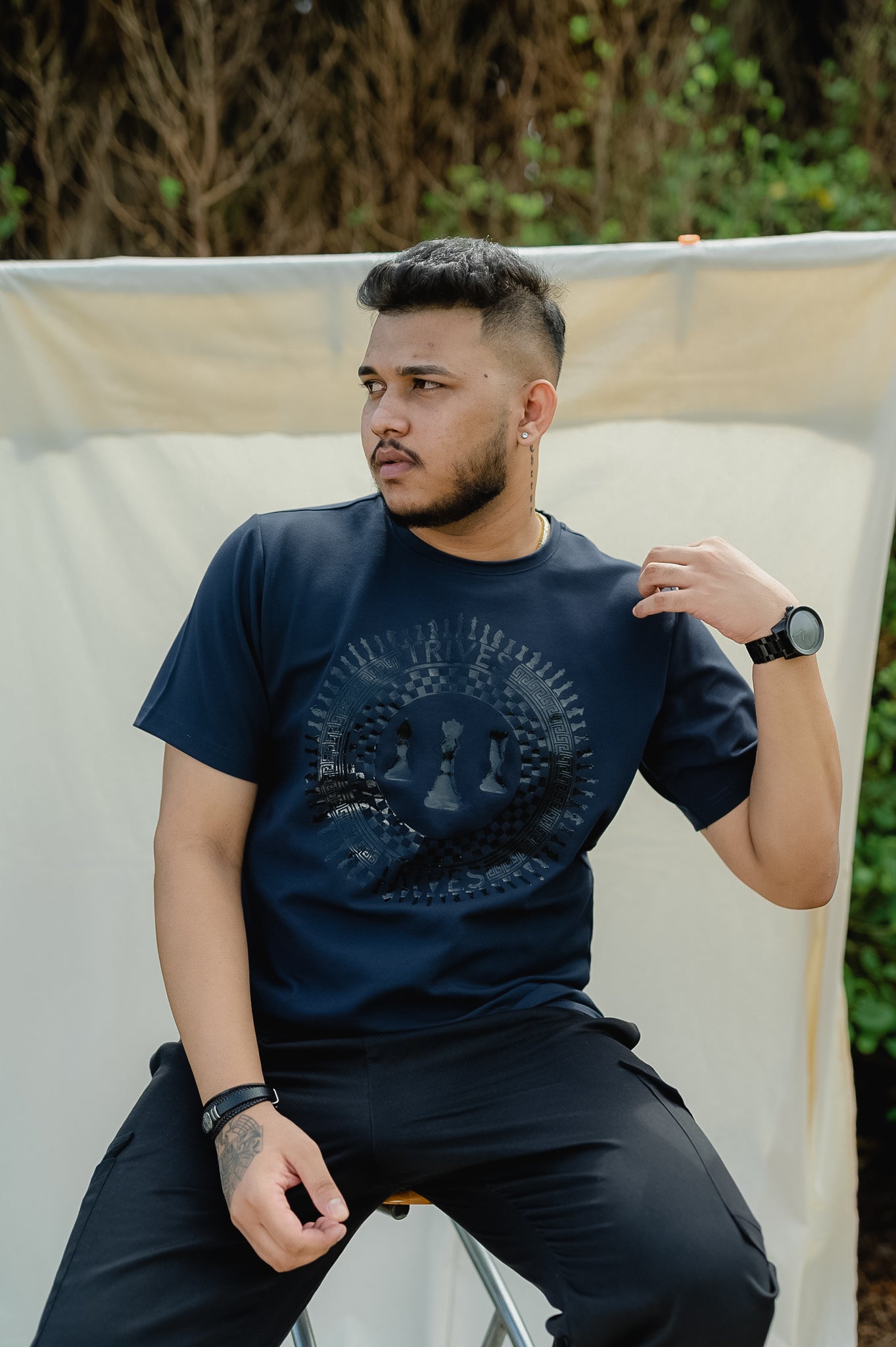 TRIVES Premium Chess Printed T-shirt