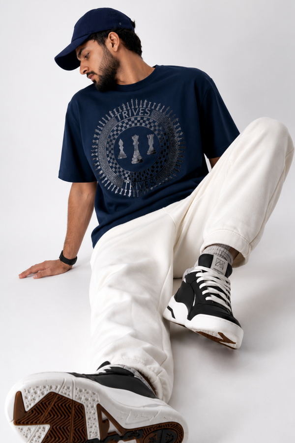 TRIVES Premium Chess Printed T-shirt